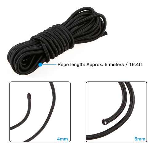 Cuerda Elástica Elástica Para Kayak Y Barco De 5 M, Cuerda D