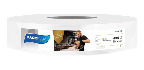 Imagen 1 de 2 de Papel Rollo Cuello Peluqueria Barberia Barbero X430 Uni.