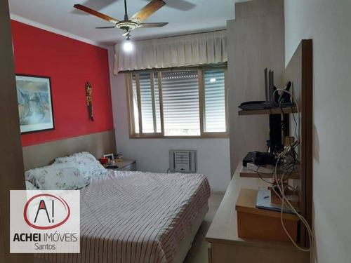 Imagem 14 de 30 de Apartamento Com 3 Dormitórios, 1 Suite, Depêndencia Completa, 1 Vaga, À Venda, 169 M² Por R$ 680.000 - Boqueirão - Santos/sp - Ap10386