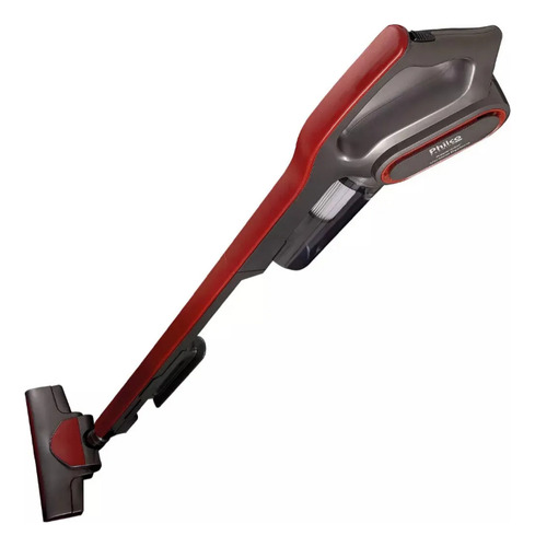 Aspirador De Pó Vertical Philco 2 Em 1 Hepa Cyclone 220v Vermelho
