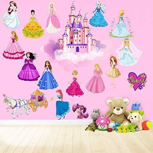 Vinilos Decorativos Princesas Para Habitaciones Infantiles