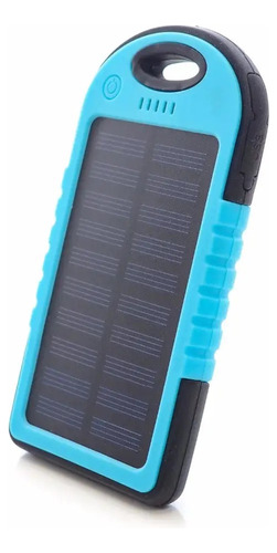 Cargador Solar 5000mah Power Bank Linterna