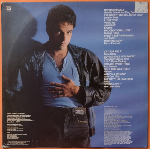 Lp O Dono Do Mundo 1991 Rick Astley C+c Music Factory Vinil (Usado)