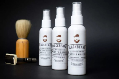 Tónico Crecimiento Barba Blackbeard Minoxidil 2 Meses