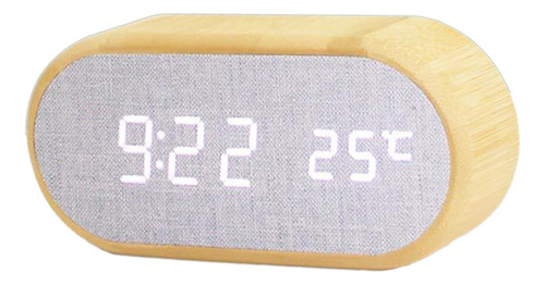 Despertador Snooze Reloj De Escritorio Gran Pantalla Led