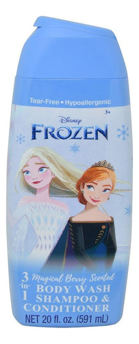 Gel De Baño Disney Frozen Frosted Berry 3 En 1, 591 Ml