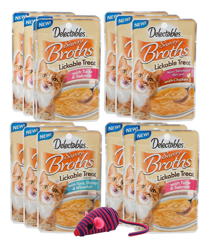 Hartz Delectables Savory Lickable Bundle - Caldos Surtidos D