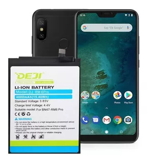 Bateria Xiaomi Mi A2 Lite Redmi 6 Pro Bn47 Deji Original