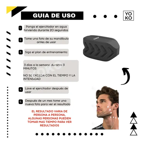 Ejercitador Mandíbula Ejercicio Adelgazar Facial Papada X1