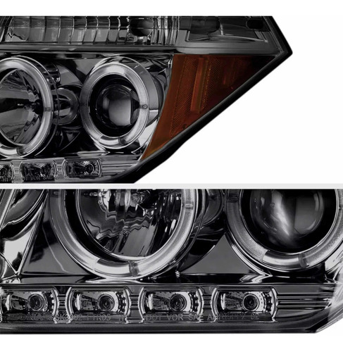 Par Faros Led / Halo Nissan Frontier 2005 2006 2007 2008 Smk