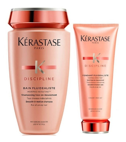 Kit Shampoo+acondicinador Kerastase Discipline Fluidealiste