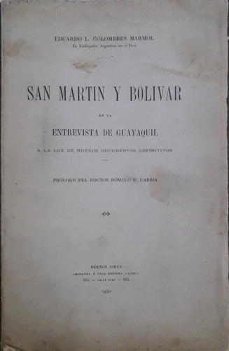 4073 San Martín Y Bolívar En La Entrevista De Guayaquil