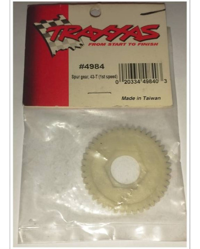 Traxxas 4984 Spur Gear, 43-t (1st Speed), Engranaje Recto