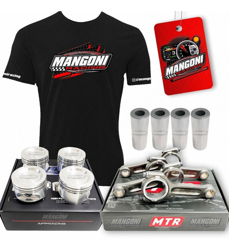 Kit Pistão Afp E Bielas Mtr 144mm + Pino 1.9 83,00 Vw Ap 8v