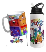 Comprar Taza+botella+posataza Number Blocks