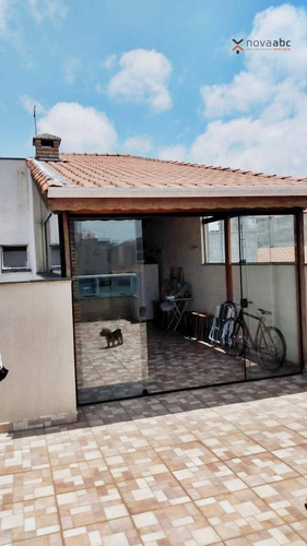 Cobertura Com 2 Dormitórios À Venda, 63 M² Por R$ 425.000,00 - Vila Humaitá - Santo André/sp - Co0969