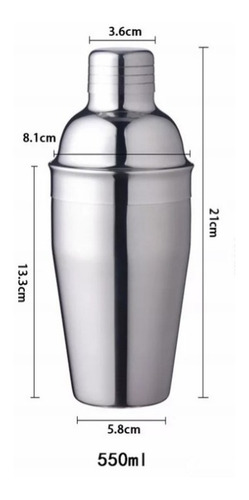 Coctelera Para Barman Festejos Tragos