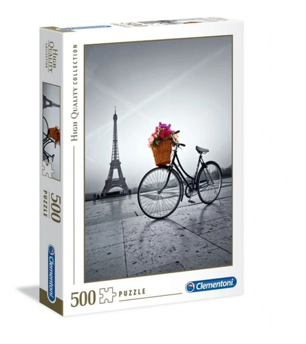 Rompecabezas Clementoni Paseo Romantico En Paris 500 Piezas 