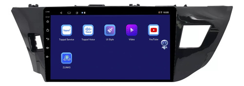 Kit Multimidia Corolla 14/17 10p Android 14 Carplay 2gb 32gb