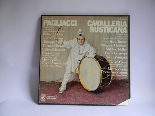 Leoncavallo Pagliacci Mascagni Cavalleria Rusticana Caja 3lp