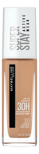 Maybelline Base Líquida Superstay Active Wear Tono 310 Sun beige 30 mL