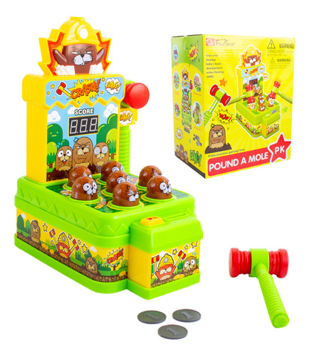 Juego Juguete Golpea Al Topo Destreza Divertido Familiar