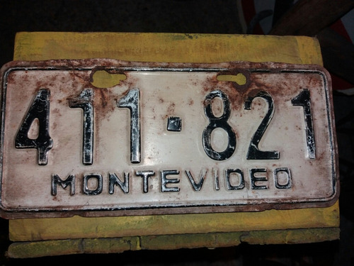 Matricula De  Moto Montevideo