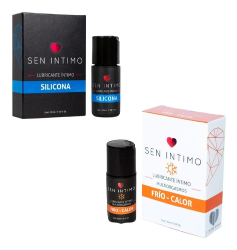 Lubricante Intimo Silicon + Multiorgasmos Frio Y Calor Invim