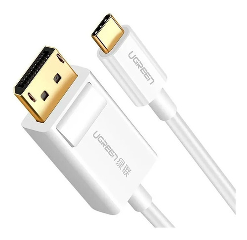 Cable Ugreen Usb C A Dp 1.5m Color Blanco