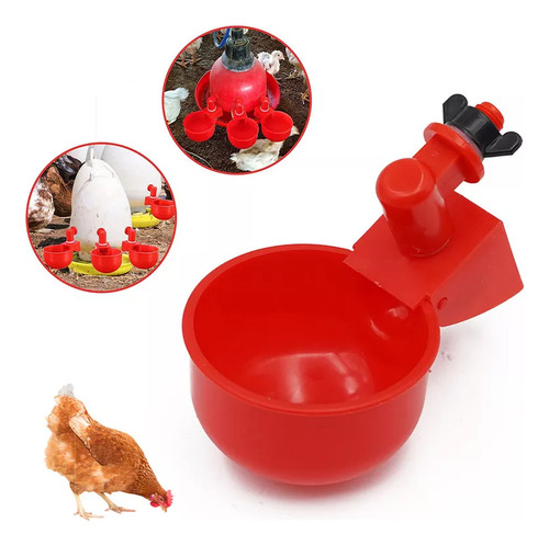 Kit De Riego Automático De 10 Unidades Para Pollos Y Patos