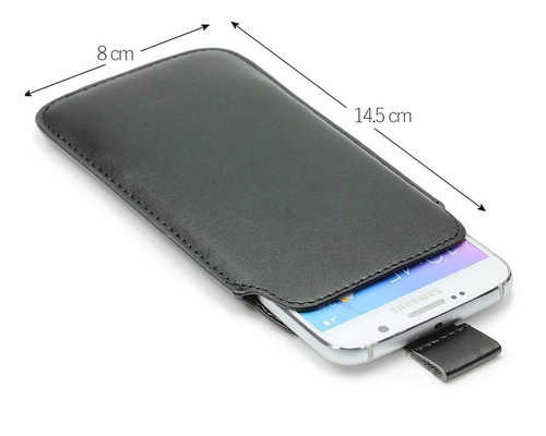 Estuche Cuerina Celulare Funda Sobre iPhone 8 7 6 14.5x8 ®