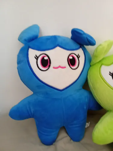 Peluche Lovely De Twice 24 Cm - Kit Genérico Azul, Amarillo,rojo Y Verde