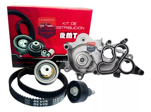 Kit Correa Distribucion + Bomba Agua Vw Gol Trend Msi 1.6 8v