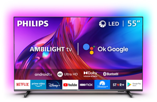 Imagen 1 de 6 de Smart TV Philips 55PUD7906/77 LED Android 10 4K 55" 110V/240V