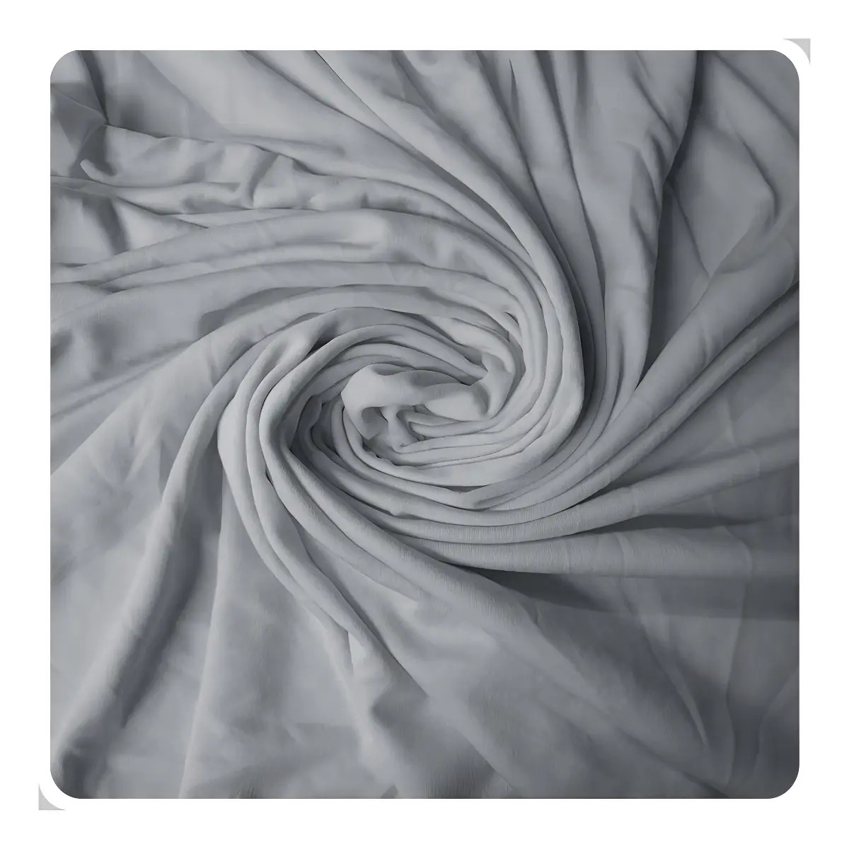 Tecido Malha Suplex Branco para Moda Fitness - 1m Largura 1,65m