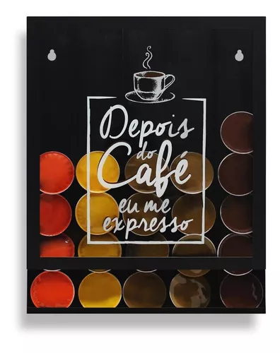 Porta-cápsulas de parede A hora do café - Dolce Gusto/Três Corações