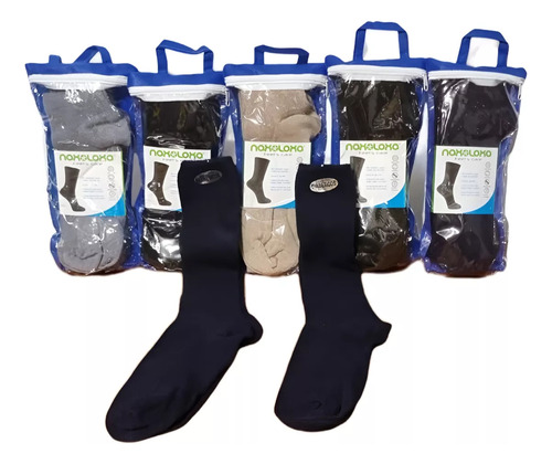 2 Pares De Calcetin Para Caballero Pie Diabetico