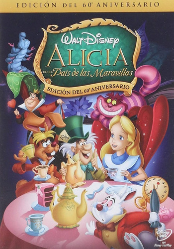 Alicia En Pais De Las Maravillas Disney Pelicula Dvd