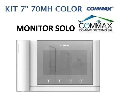 Imagen 2 de 3 de Portero Electrico Visor Commax Cdv 70mh Espejado Led