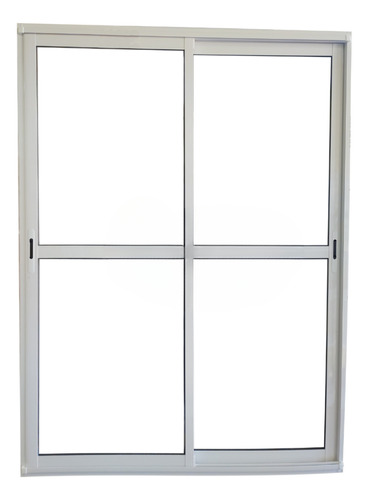 Ventana Balcón Módena Blanca 150x200 Con Vidrios Aberplus