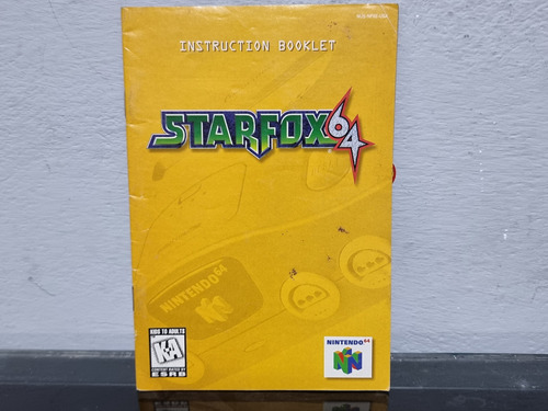 Manual - Star Fox 64 - Nintendo 64 - Original 