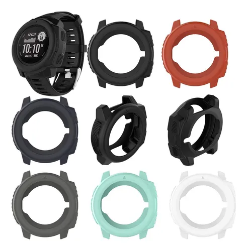 Protector De Silicona Para Reloj Garmin Instinct/solar Negro