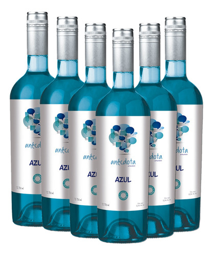 Vino Tinto Anécdota Azul Blend 750 Ml 6pz