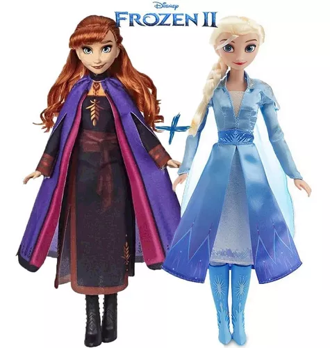 Boneca Gigante Elsa Frozen II 80cm Disney Baby Brink em Promoção é