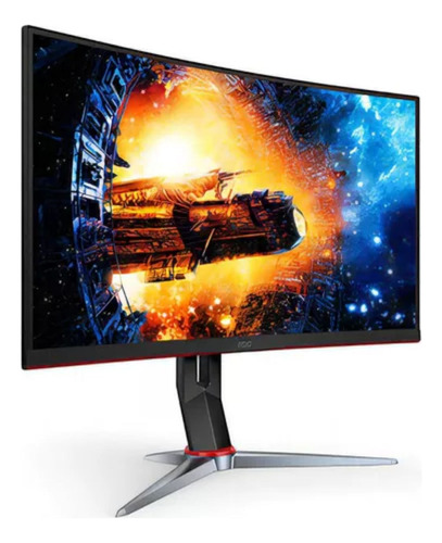 Monitor Aoc Gamer Curvo 24 Va Hdmi Vga Dp 165hz C24g2