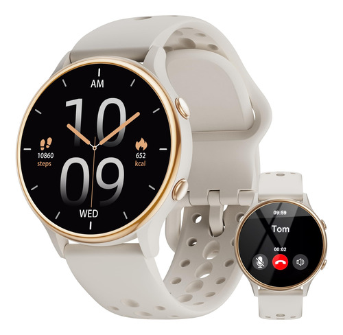 Reloj Inteligente Mujer Ip67 Con Monitor De Frecuencia Cardí