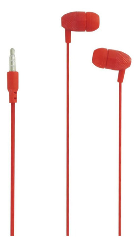 Auricular In Ear Con Cable Manos Libres Dx-red Dinax Color Rojo