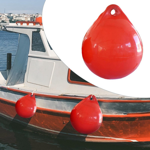 Boya De Marina Para Parachoques De Muelle Rojo 30x35cm 2.8cm