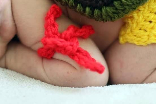 Imagem 5 de 5 de Tartaruga Ninja Conjunto Newborn Em Croche - Cosplay Prop