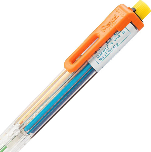 Lápiz Pentel, automático, 2 mm + 8 lápices de colores